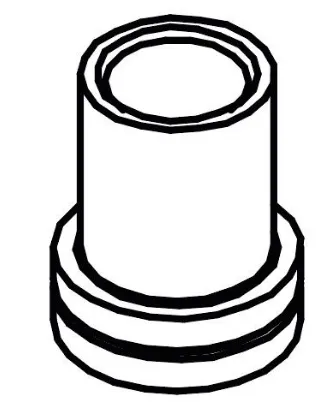 Втулка для пружины ØE14XØI8,1X17 CW510L, Sanremo арт. 10054458