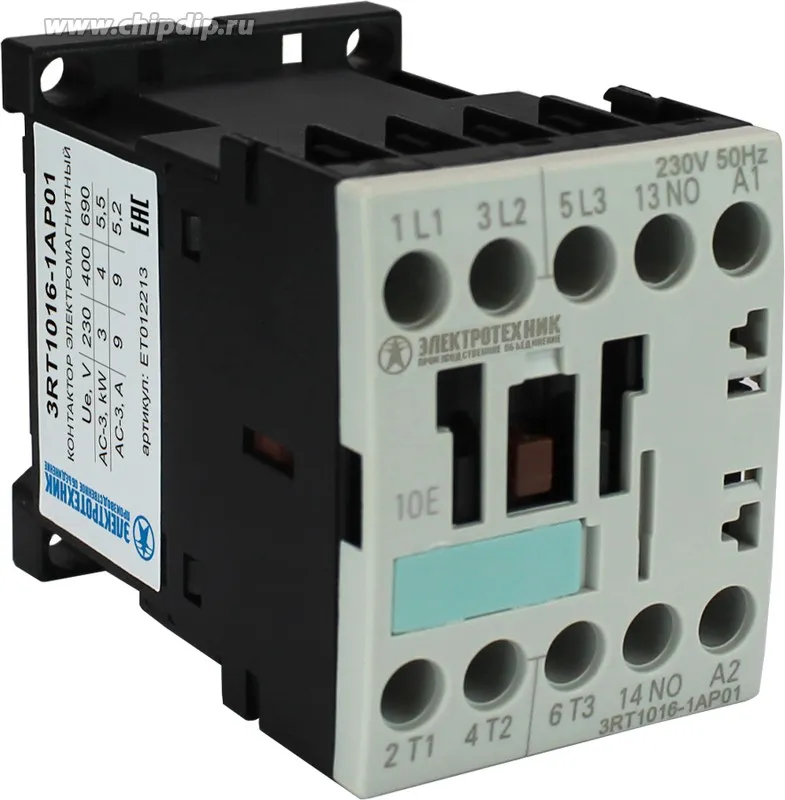 Контактор Siemens 3RT1016-1Ap01