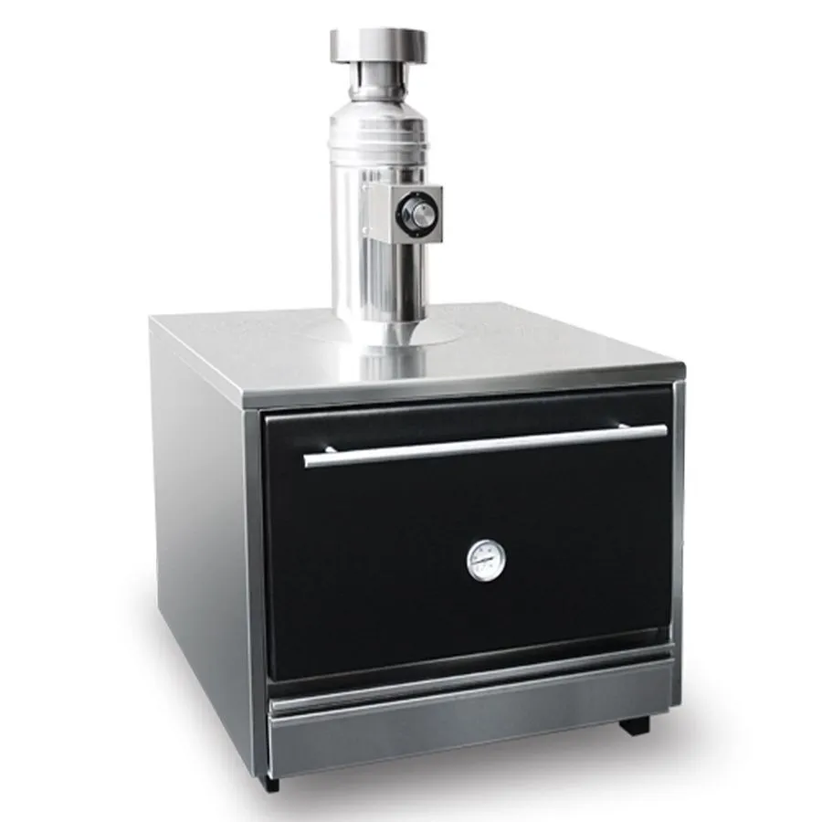 Печь CHO 45S Inox на древесном топливе со сплошной дверью VORTMAX