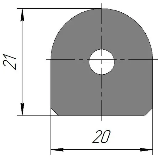 Уплотнение силиконовое для Laska KUX 200V 27694. №166