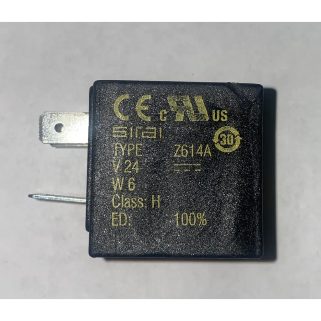 Катушка электромагнитная ø опорный 10мм 24VDC SIRAI тип катушки Z614A