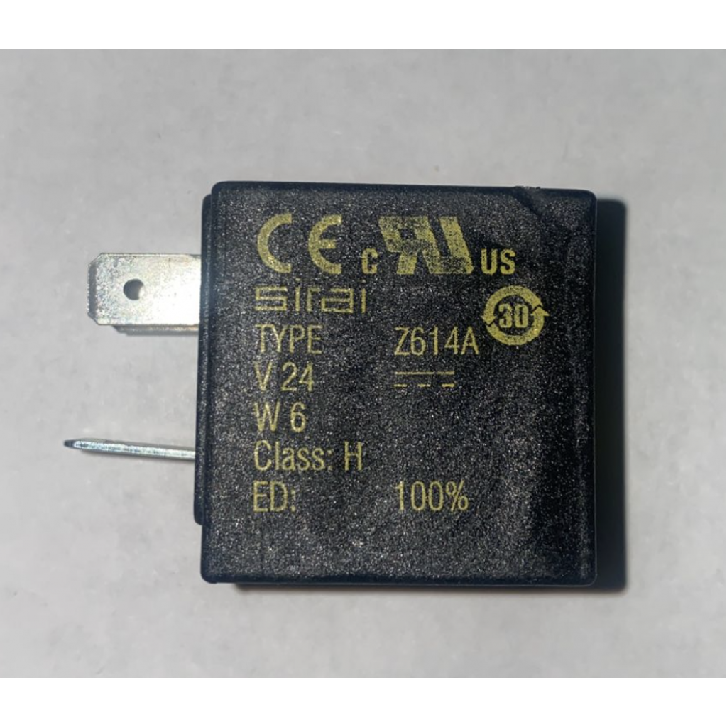 Катушка электромагнитная ø опорный 10мм 24VDC SIRAI тип катушки Z614A